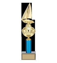 ODAK KUPA - Figürlü Kupalar - Yelken Figürlü Kupalar FG-051 B - 42 cm