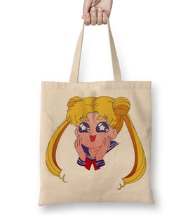 Articles Sailor Moon Happy Transparent Bez Çanta Uzun Saplı