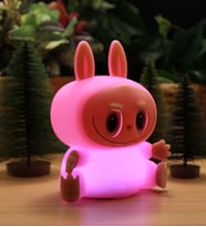 LABUBU PREMİUM SERİ SİLİKON GECE LAMBASI - PEMBE