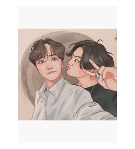 Hopekook (jungkook Ve Hoseok) Tablo Ahşap Poster Dekoratif Kod1185