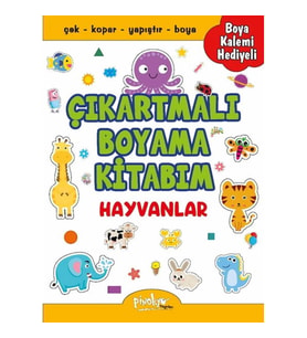 Çıkartmalı Boyama Hayvanlar