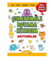 Çıkartmalı Boyama Hayvanlar