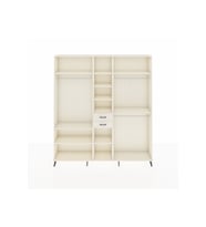 Arges Gardrop 10 Raflı 2 Çekmeceli 3 Askılı 220x30x243 Aytaşı-Aytaşı