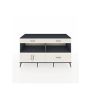 Kronos Konsol 2 Raflı 3 Çekmeceli 2 Kapaklı 176x59x99 Antrasit-Aytaşı