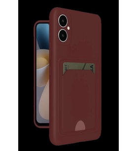 Galaxy A05 Kelvin Kartvizitli Silikon - Bordo