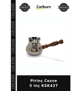 Özel Üretim Geleneksel Mutfak Sunum Kahve Aksesuarı Pirinç Cezve 5'' İnc KSK427