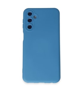 Samsung Galaxy M34 5g Kılıf Nano İçi Kadife Silikon - Mavi