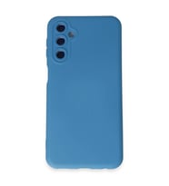 Samsung Galaxy M34 5g Kılıf Nano İçi Kadife Silikon - Mavi
