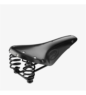Brooks Flyer Yaylı Deri Bisiklet Selesi 175mm Siyah B396H