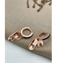KANAT MODEL GÜMÜŞ KÜPE