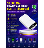 50000mAh Powerbank Lightning ve Type-C Girişli