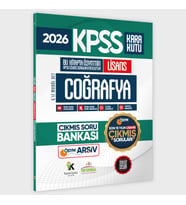 2026 FULLLisans KPSS Lisans Coğrafya Kara Kutu ÖSYM Çıkmış Soru Bankası Son 15 Yıl(Sadece Lisans)