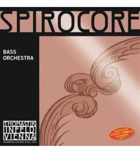Thomastik S40 Spirocore Orchester C1 Kontrabass Teli  Parlak ve Net Ses, Uzun Ömürlü Kullanım, Yüksek Korozyon Direnci