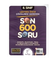 Karekök Yayınları Karekök 8.sınıf Lgs Öncesi Çözülmesi Gereken Son 600 Soru Yeni (Çok Renkli)