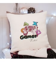 Gamer ( Oyuncu ) Tasarımlı Yastık Kişiye Özel