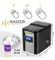 KAiZER GERMANY Buz Makinası 12 / 24 Volt