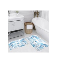 Eliana Home Baskılı 2'li Banyo Paspas Takımı RVG5057