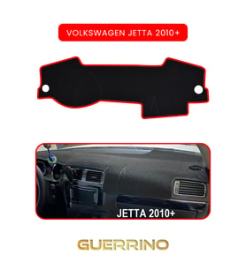 VOLKSWAGEN Jetta (2010+)TORPİDO KORUMA HALISI KIRMIZI KENAR