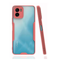 Vivo Y15s Kılıf Platin Silikon - Pembe
