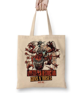 Appetite for Destruction 1987 Bez Çanta Uzun Saplı