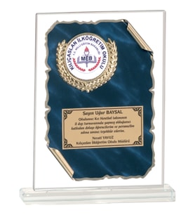 ODAK KUPA - Cam Plaketler - CM-094 B - 18x21 cm