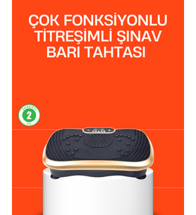 Vücut Şekillendirmeye Yardımcı Titreşimli Spor Platformu