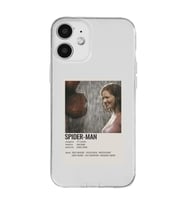 Iphone 12 Uyumlu Spider Man Poster Tasarımlı Şeffaf Telefon Kılıfı