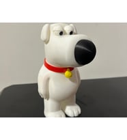 Brian Griffin Figürü - 3D Yazıcı Family Guy Koleksiyonu - Entelektüel Köpek Biblosu