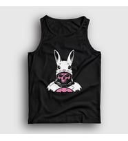 Presmono Unisex Siyah Pink Skeleton Rabbit İskelet Tavsan Atlet 424630tt