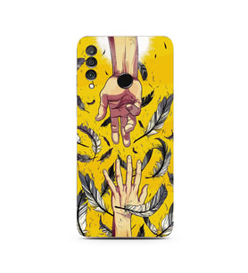 Huawei P30 Lite Uyumlu Baskılı Yumuşak Silikon Şeffaf Telefon Kılıfı