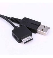 PS Vita USB Şarj ve Data Kablosu Playstation Vita 1000 Fat Kasa Uyumlu Şarj Kablosu (Siyah)