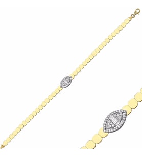 Beget Altın Bileklik Petek 14K Gold