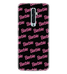 Oppo Reno 2Z 4 Lite 4 Pro 5 6 7 A31 Kılıf Desemli Silikon Barbie 1404