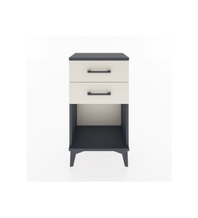 Arges Komodin 2 Çekmeceli 44x30x80 Antrasit-Aytaşı
