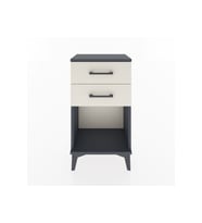 Arges Komodin 2 Çekmeceli 44x30x80 Antrasit-Aytaşı