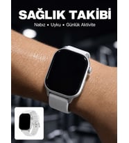 3 Kordonlu Akıllı Saat Bluetooth Arama ve Akıllı Bildirim Destekli