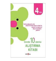 GÜNDE 10 DAKİKA ALIŞTIRMA KİTABI 4 YAŞ