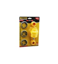 6PCS PLASTİK SU BORUSU DIŞ DİŞ AÇMA MATKAP UCU 1 - 1/2 - 3/4 (5343)