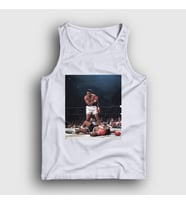 Presmono Unisex Beyaz Knockout Muhammed Ali Atlet 230473tt