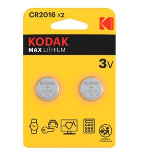 Kodak Para Pil Cr2016 2Li - 2 adet (4 adet)