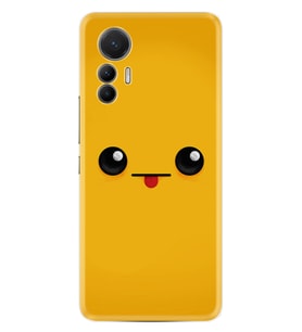 Xiaomi 12 Lite Kılıf Resimli Desenli Silikon Platinium Series Yellow Sweet 1817
