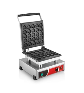 KUTLU TEKLİ KAPAKLI KALPLİ BUBBLE WAFFLE MAKİNESİ