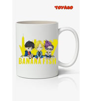 Banana Fish Karakterler Anime Temalı Beyaz Kupa Bardak Sevgiliye Arkadaşa Hediye