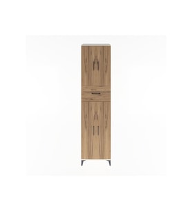 Hyperion Dolap 5 Raflı Tek Çekmeceli 4 Kapaklı 60x44x243 Aytaşı-Çam