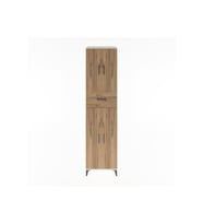Hyperion Dolap 5 Raflı Tek Çekmeceli 4 Kapaklı 60x44x243 Aytaşı-Çam