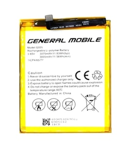 General Mobile GM 8 Uyumlu Pil Sıfır - Servis