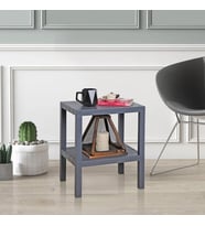 Mithra Life 2 Katlı Plastik Gri Banyo Mutfak Rafı MIT1056