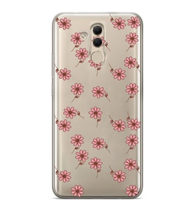 Huawei Mate 20 Lite Uyumlu Baskılı Yumuşak Silikon Şeffaf Telefon Kılıfı