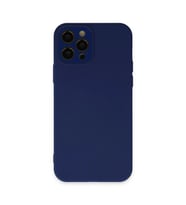 Newface Apple iPhone 12 Pro Kılıf Lansman Glass Kapak - Sky Blue