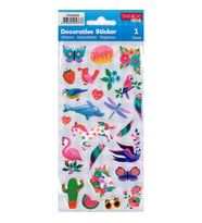 TANEX KIDS TNX-25808 DEKOTARİF ETİKETLER - KABARTMALI KUŞLAR SERİSİ - 1 ADET